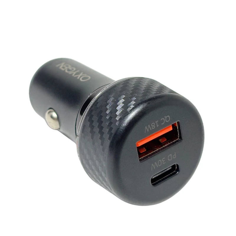 شارژر فندکی 65 وات دو پورت اکسیژن مدل AC-04